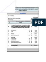 Presupuesto Analitico