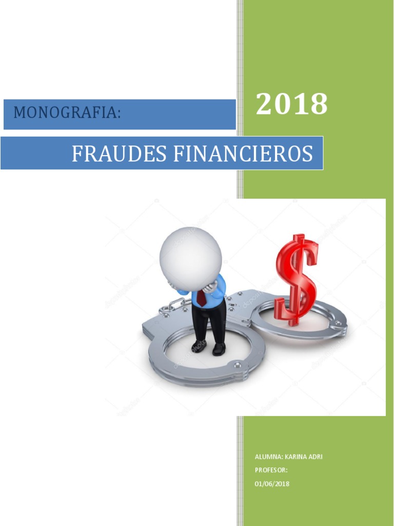 Fraudes Financieros Pdf Lavado De Dinero Bancos