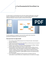 Pasos para Hacer Una Presentación de PowerPoint Con Mapas Mentales