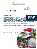 Estudio Comparativo Entre La Ue y Mexico Sobre Los Retos de La Int PDF