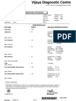 Vijaya Diagnostic Lab Test Report