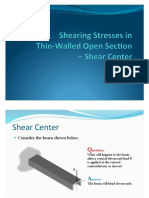 Shear Center PDF
