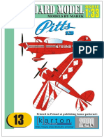 Pitts S2B Aircraft Paper Model