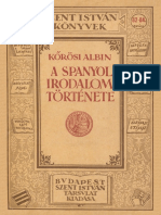 Korosi Albin A Spanyol Irodalom Tortenete Facsimile PDF