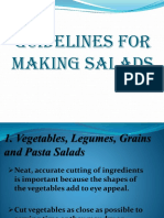 Guidelines For Making Salads