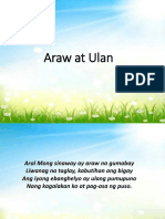 Araw at Ulan