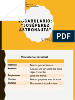 Vocabulario Joseperez Astronauta