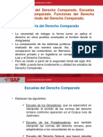 Escuela y Metodos de Derecho Comparado