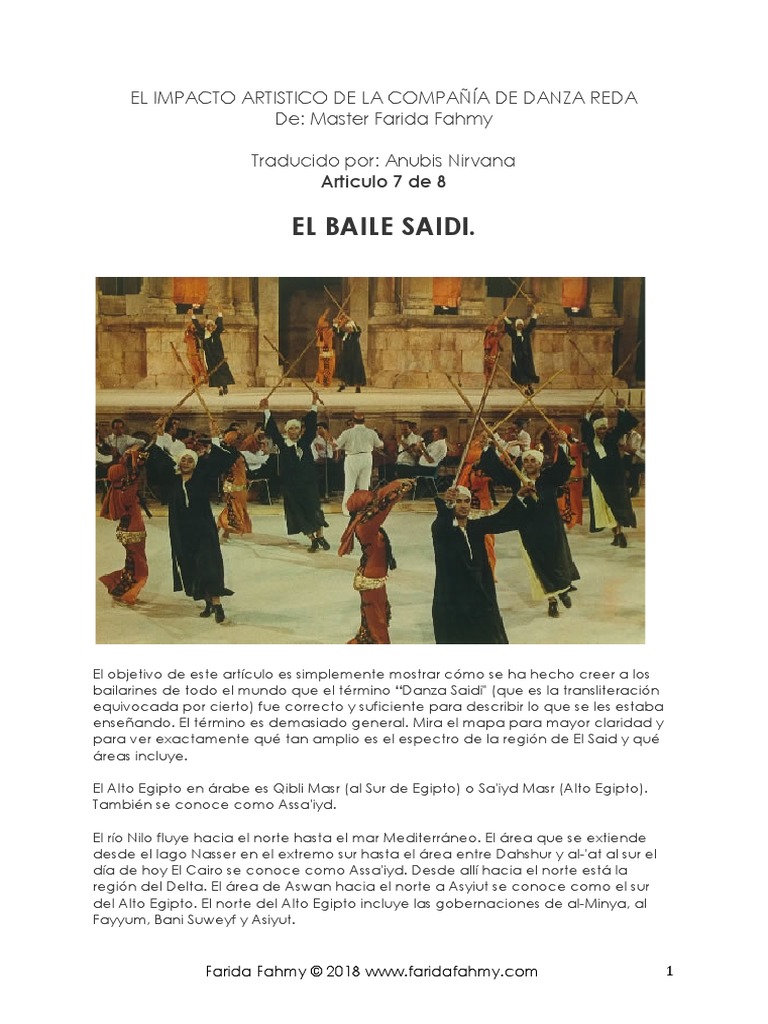 SAIDI | PDF | Bailes | Egipto