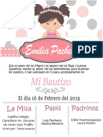 Emilia Pacheco: Mi Bautizo