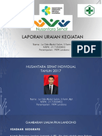 LAPORAN URAIAN KEGIATAN