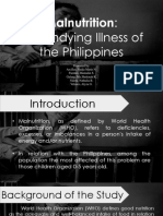 Malnutrition:: The Undying Illness of The Philippines