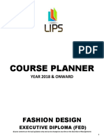 Course Planner: Fashion Design