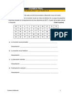 Examen Final de Estadistica