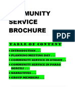 Community Service Brochure