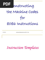 8086 Instruction Format