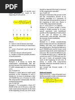 Annuity Due and Deferred Annuity