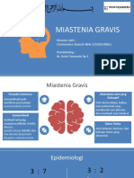 Miastenia Gravis: Disusun Oleh: Choirunnisa Yaumal Akhir (1102014061) Pembimbing: Dr. Gotot Sumantri SP.S