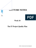 LN10-The IT Project Quality Plan PDF