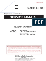 Service Manual: Model PX-50XM4 Series PX-50XR4 Series Plasma Monitor