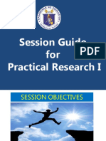 Session Guide For Practical Research I