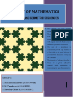 Handout of Mathematics: Arithmetics and Geometric Sequences