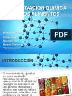 Conservacion Quimica de Los Alimentos