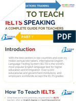 Part 1 - How To Teach IELTS Speaking