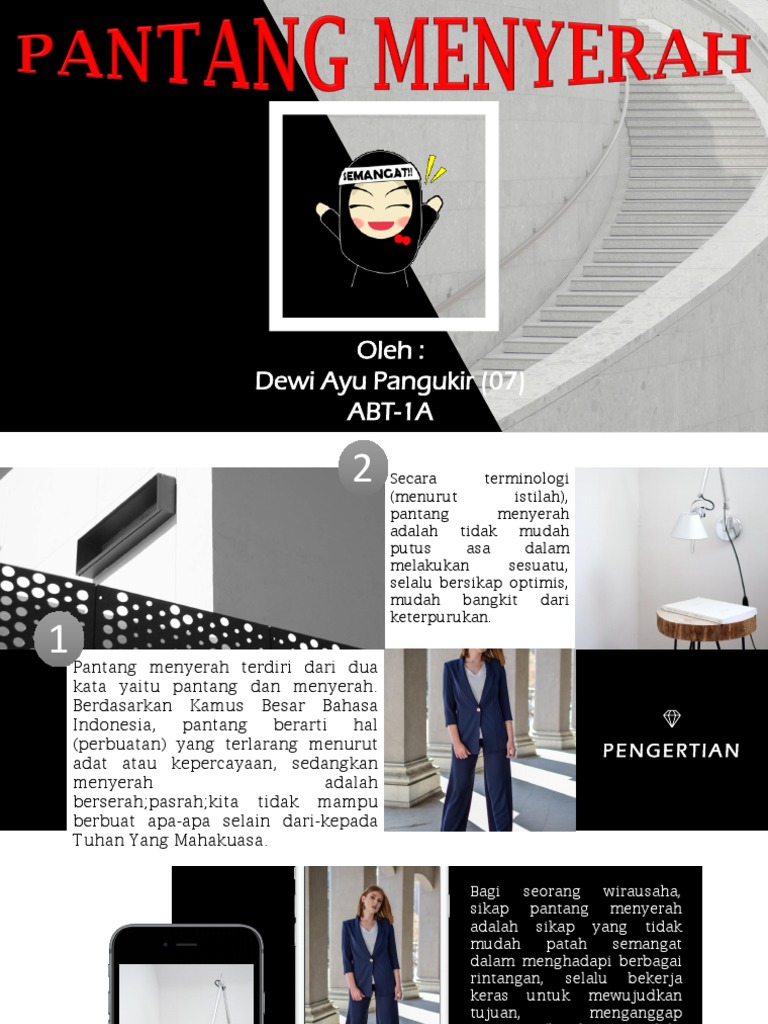 Pantang Menyerah | PDF | Pengembangan Diri
