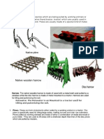 Rotavator. The Rotavator Is An Mounted To A Tractor Used For Tilling and Pulverizing The Soil