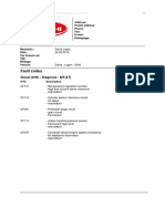 Delphi DS150E (New VCI) Release 3 (2.15.3.0) fault codes for Dacia Logan