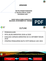 Pointer Dirjen Yankes Pada Rapat Kerja Komisi Akreditasi FKTP