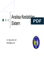 Analisa Ketabilan Sistem 1 PDF