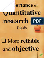 Quantitative Research SHS