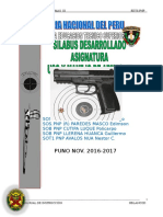 Uso y Manejo de Armas IV Semestre