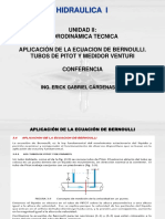 Aplicacion de La Ecuacion de Bernoulli Tubo de Pitot y Medidor Venturi