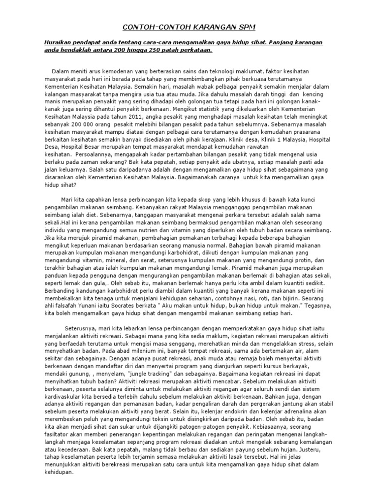 Contoh Karangan Bahasa Arab Pt3 2020 Oleh Pelajar