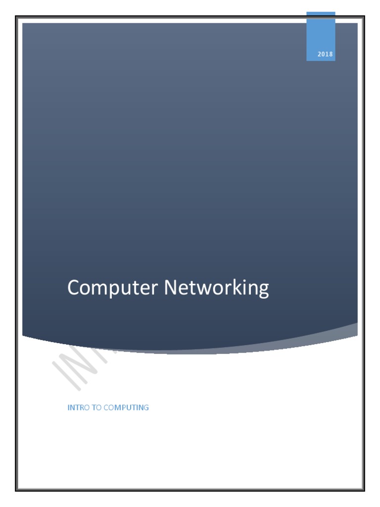 Computer Networking | PDF | Network Switch | Client–Server Model