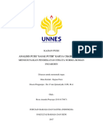 Analisis Puisi Strata Norma Menurut Roman Ingarden Dalam Puisi