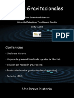 Ondas Gravitacionales Presentación PDF