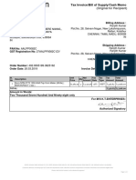 Tax Invoice for Popcorn Maker