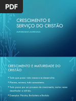 Crescimento e Serviço Do Cristão