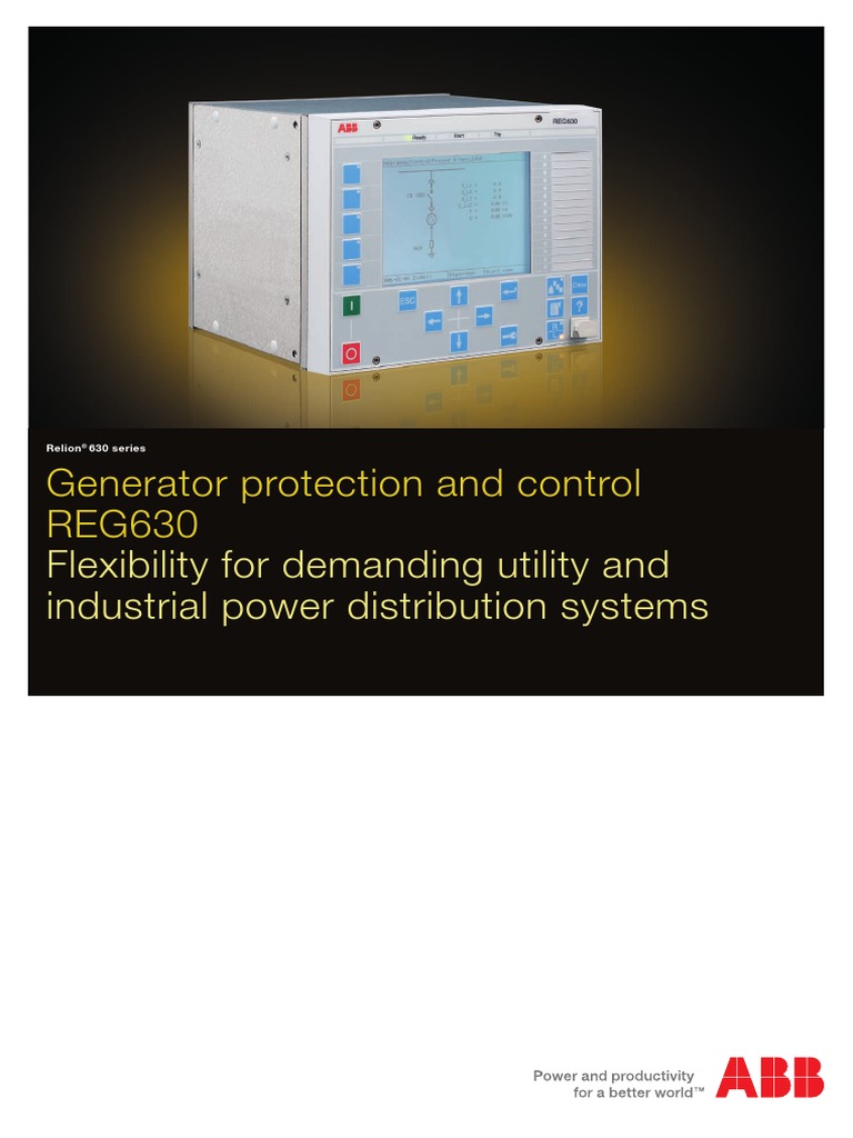 Product Guide Reg630 Generator Protection And Control – GWXSJ