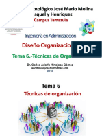 Tecnicas Organización