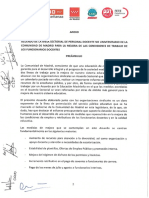 Acuerdo Sectorial Firmado y Aprobado en Consejo de Gobierno 9-1-2018