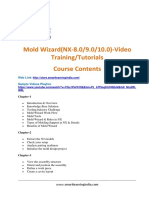 Mold Wizard NX 8 0 9 0 10 0 Video TrainingTutorials PDF