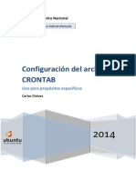 Configuracion de CRONTAB en Linux Ubuntu PDF