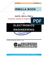 Formula Book: Electronics Engineering