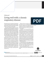 Living Well With A Chronic Respiratory Disease: Editorial