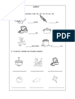 Atividade Letra P 2 Ano Fundamental